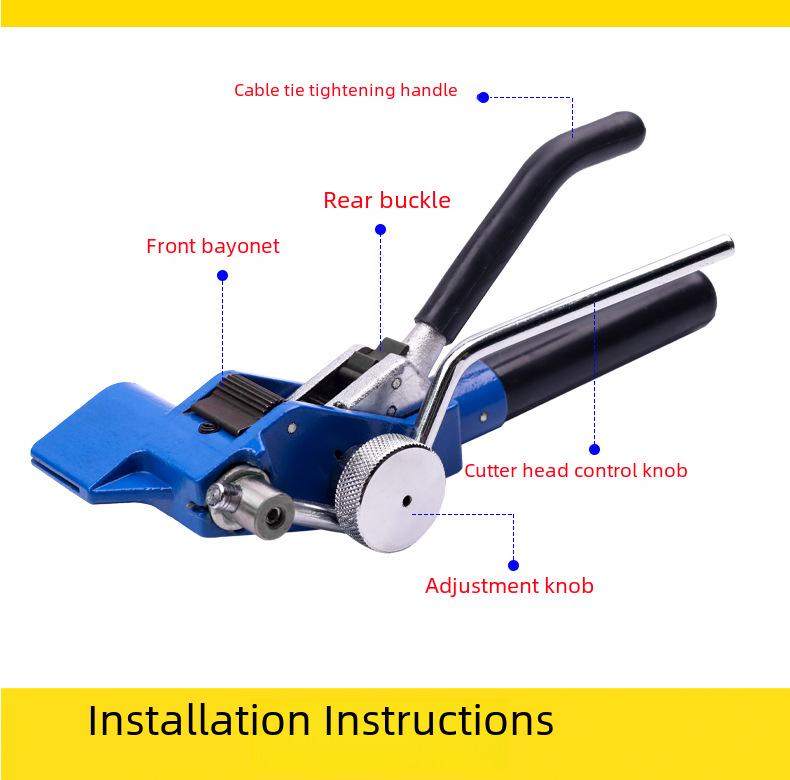 Резак для кабельных стяжек из нержавеющей стали и инструмент для затягивания металлической проволоки
