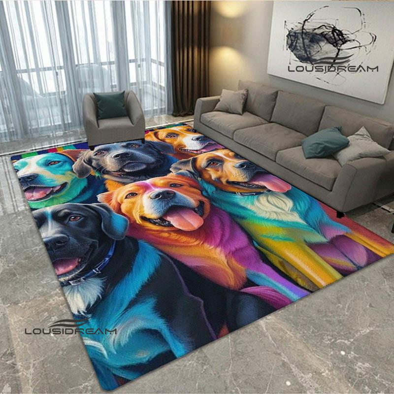 3D Cute dog printed carpet kitchen mats Non -slip carpet outdoor carpets area rug bedroom decor pink room decor birthday gift