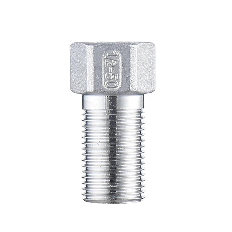 DN15 1/2" BSP Наружная резьба на внутреннюю шестигранная ниппель-переходник x Длина 32 40 50 100 мм Нержавеющая сталь 304 Трубный фитинг Соединитель Муфта Сантехника