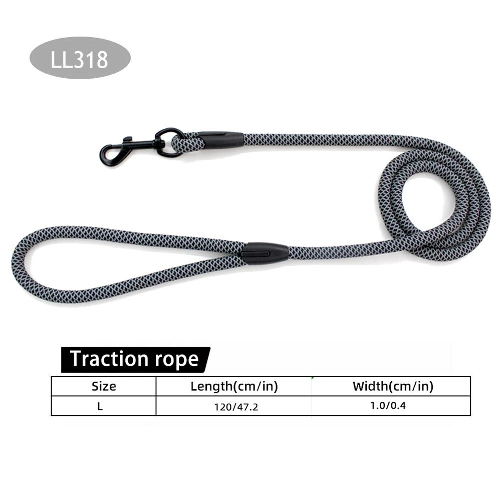Классический ошейник и поводки для собак, 2 в 1, черная сетчатая веревка P, нейлоновый поводок, регулируемый нескользящий ремень, шлейка для тренировочной собаки, поводок