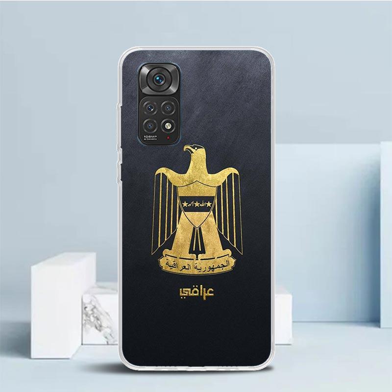 Чехол для телефона с флагом Ирака для Xiaomi Redmi Note 15 14 14S 13 12S 12 Pro Plus 11S 11 11T 11E 10S 10 + Мягкая задняя крышка из ТПУ