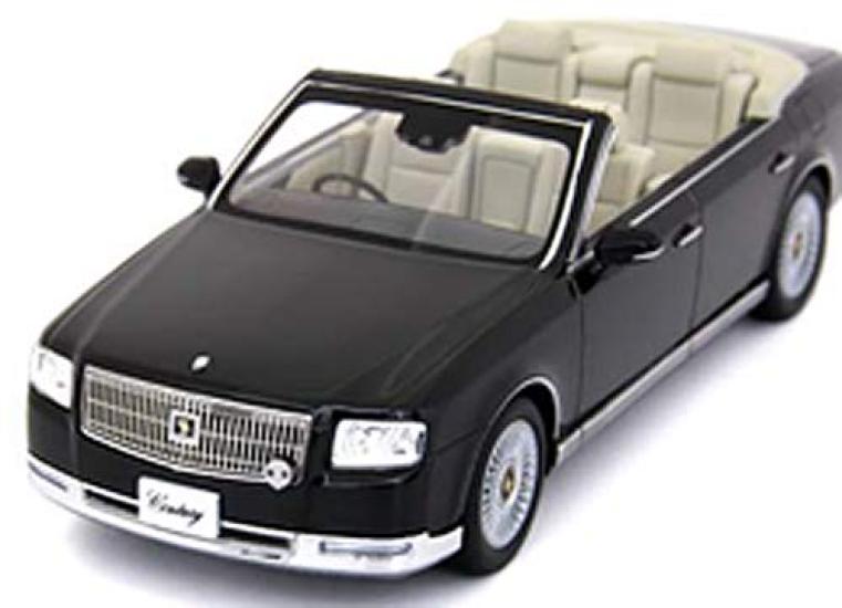 Kyosho Оригинальная Toyota Century Open Black Готовый продукт KS03905BK 1/43