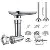 Metal Food Grinder Attachments for KitchenAid Stand Mixers Meat Grinder Sausage Stuffer Perfect Attachment