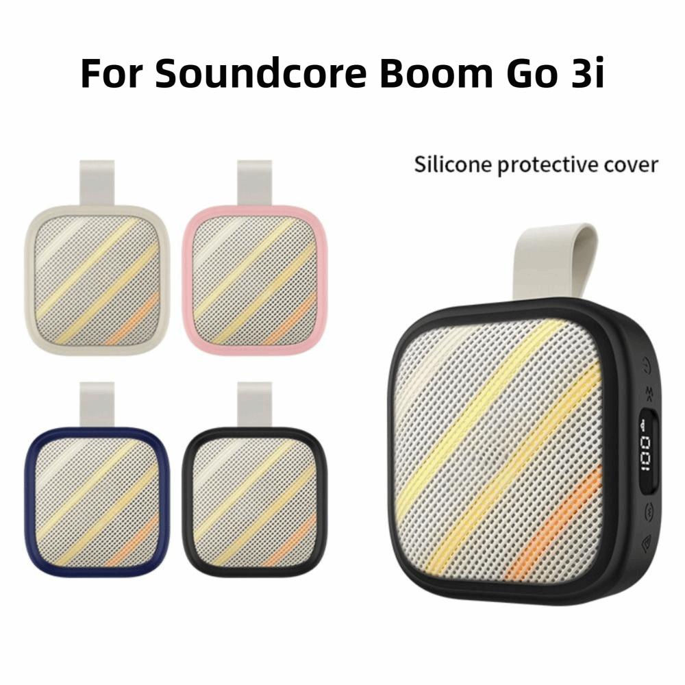 Ударопрочный чехол-футляр для Bluetooth-колонки, защитная крышка для Anker Soundcore Boom Go 3i, для использования на открытом воздухе