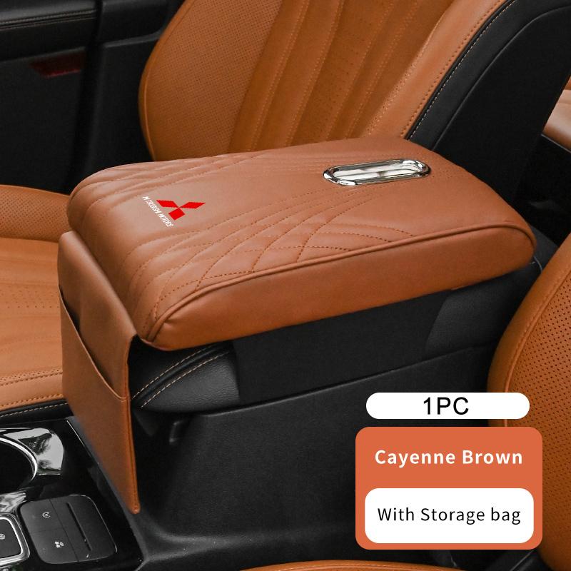 sdbf9 For Mitsubishi Car Elbow Support Armrest Box Pad Center Console Tissue Holder Accessories Outlander Lancer L200 ASX Pajero