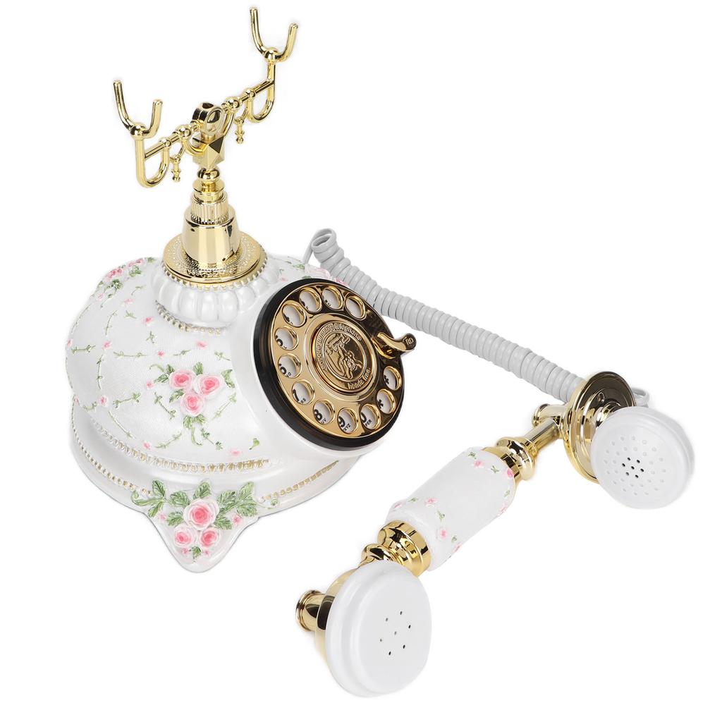 Ретро-антикварный телефон Изысканный дизайн Винтажные дисковые телефоны для гостиных Спальни Гостиницы