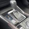 1pc Car Gear Shift Box Panel Frame Sticker Real Soft Carbon Fiber Gear Shift Box Trim Cover Interior Accessories Compatible with Mazda Axela 2017