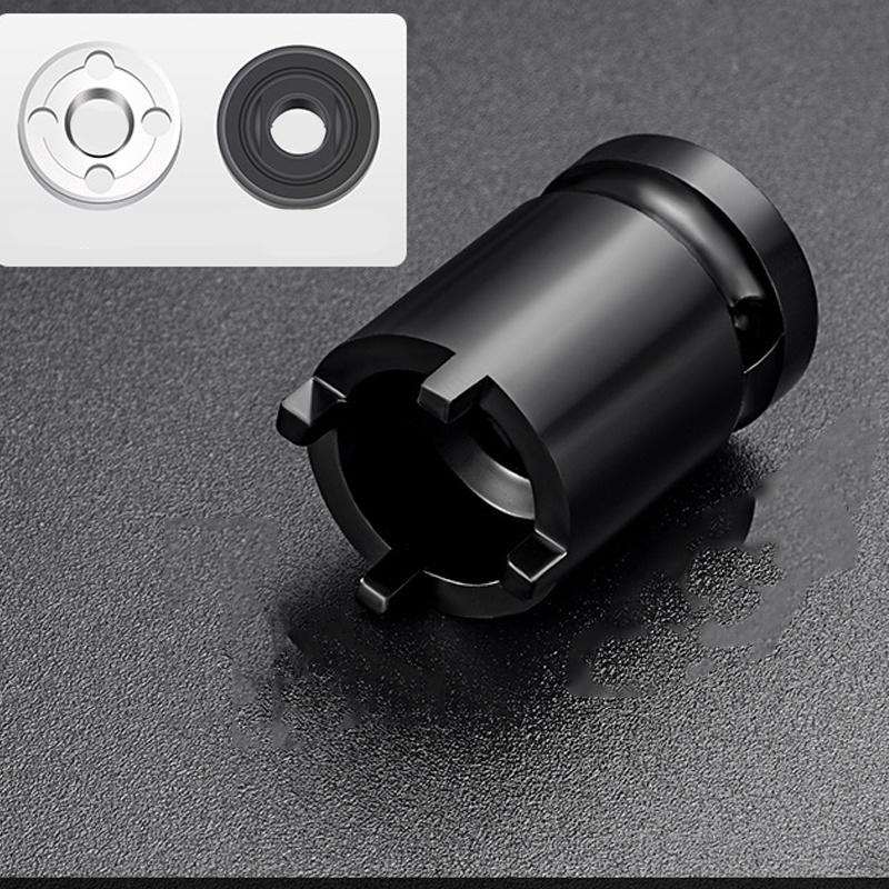 Multifunction Angle Grinder Socket Electric Wrench 4 Pronged Spanner for Quick Flange Nut Removal Power Tool Maintenance