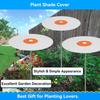 Plant Shade Cover Plant Sun Umbrella Plant Sun Shade Umbrella Plastic Rain Proof Wind Proof Plant Shade Cover for Summer Garden