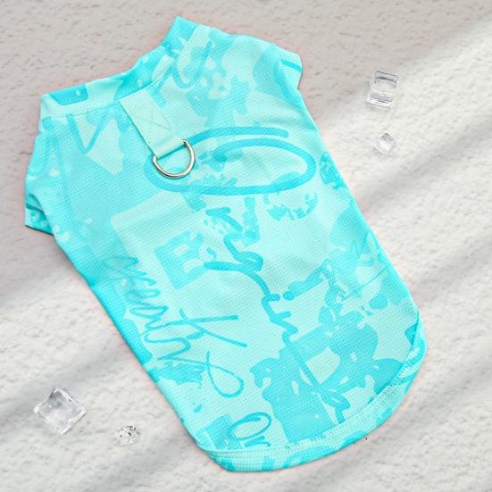 Жилет для собак, эластичный, облегающий, дышащий, противоскользящий, шелковый, прохладный, универсальный, пылезащитный, одежда для домашних животных