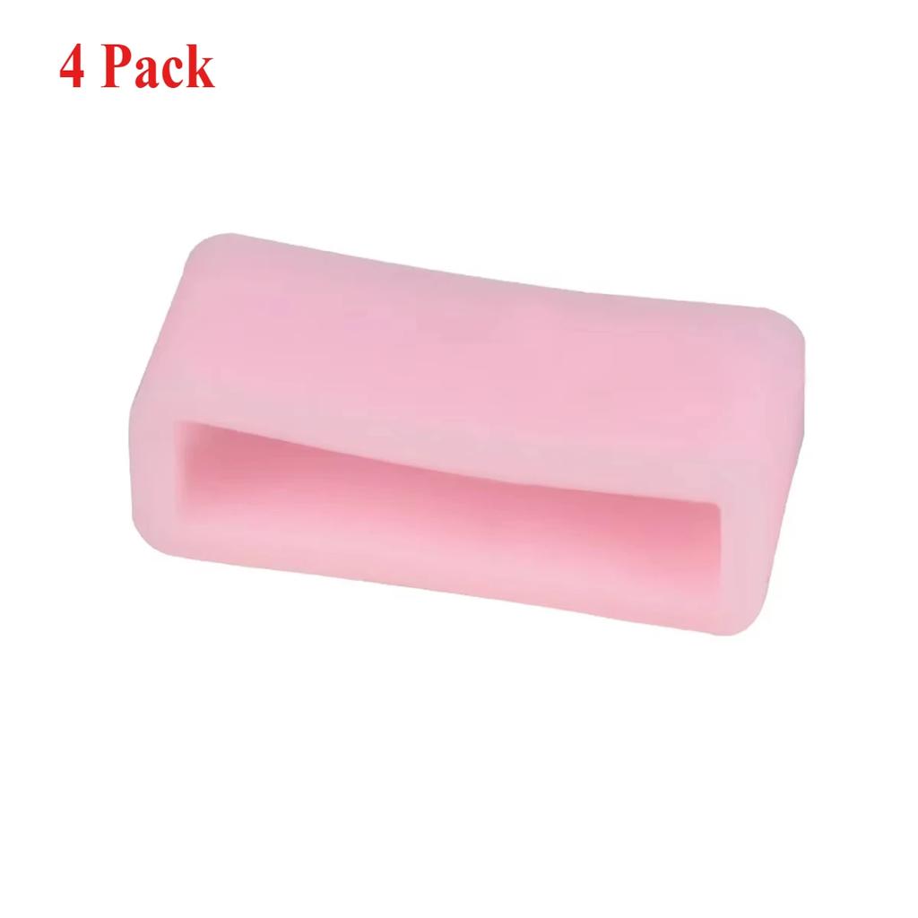 4 шт. Силиконовый ремешок, кольцо 12, 14, 16, 17, 18, 19, 20, 22, 24, 26 мм, водонепроницаемые петли, держатель для часов, аксессуары, резиновый держатель для ремешка