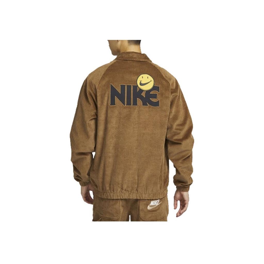 Nike Повседневная куртка с воротником с буквенным принтом, мужские куртки верблюжьего цвета FZ5737-281