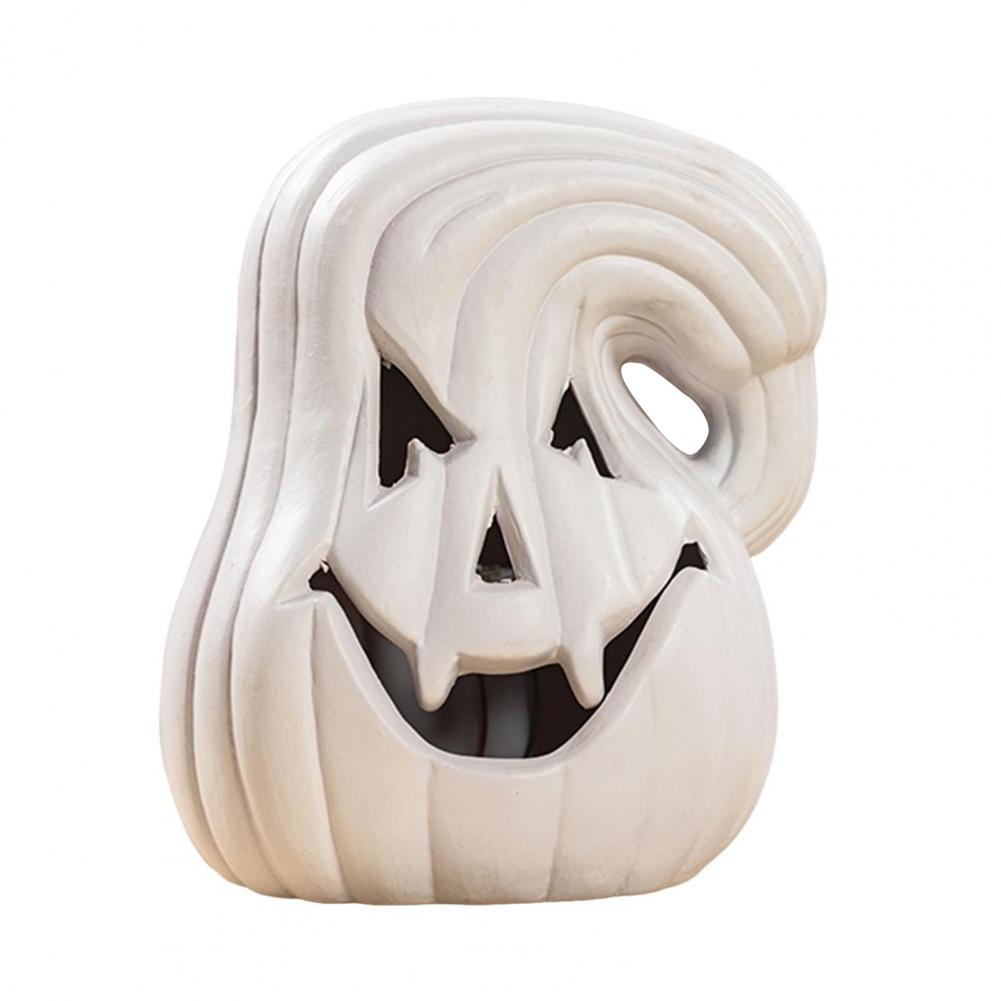 Halloween Pumpkin Lantern Festive Halloween Decoration Led Pumpkin Statue Handmade Lantern Set for Halloween Home Decor