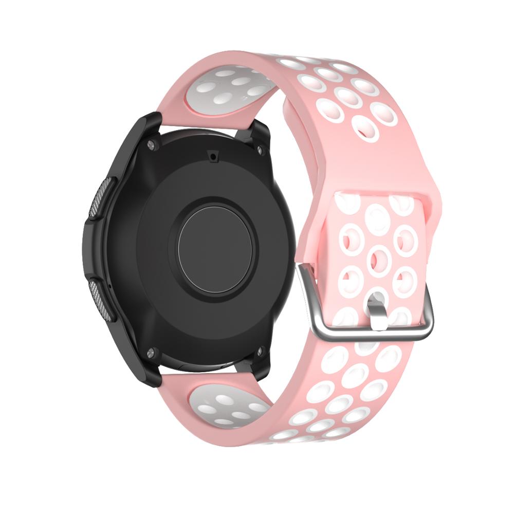 22 мм силиконовый ремешок для часов для Huawei Watch GT GT2 42 мм 46 мм active Элегантный спортивный сменный ремешок Умные аксессуары