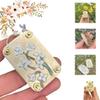 Металлическая сушилка для цветов Микро-пресс для цветов Ручной металлический тиснильный станок Комплект DIY Миниатюрный пресс для цветов
