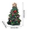 13cm Mini Christmas Tree Decorations Figurine Resin Xmas Tree Ornaments for Home Table Party Decor Holiday Decorative Gifts