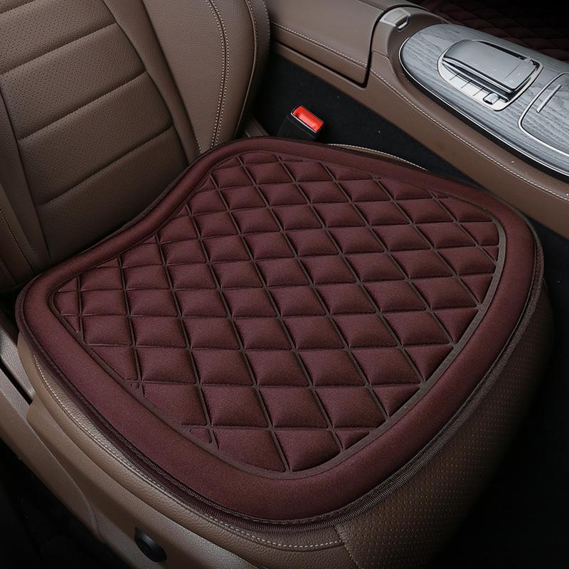 1PC Universal for All Seasons Car Front Antislip Seat Cushion Vehicles Office Chair Home Car Pad Seat Cover Interior Accessories