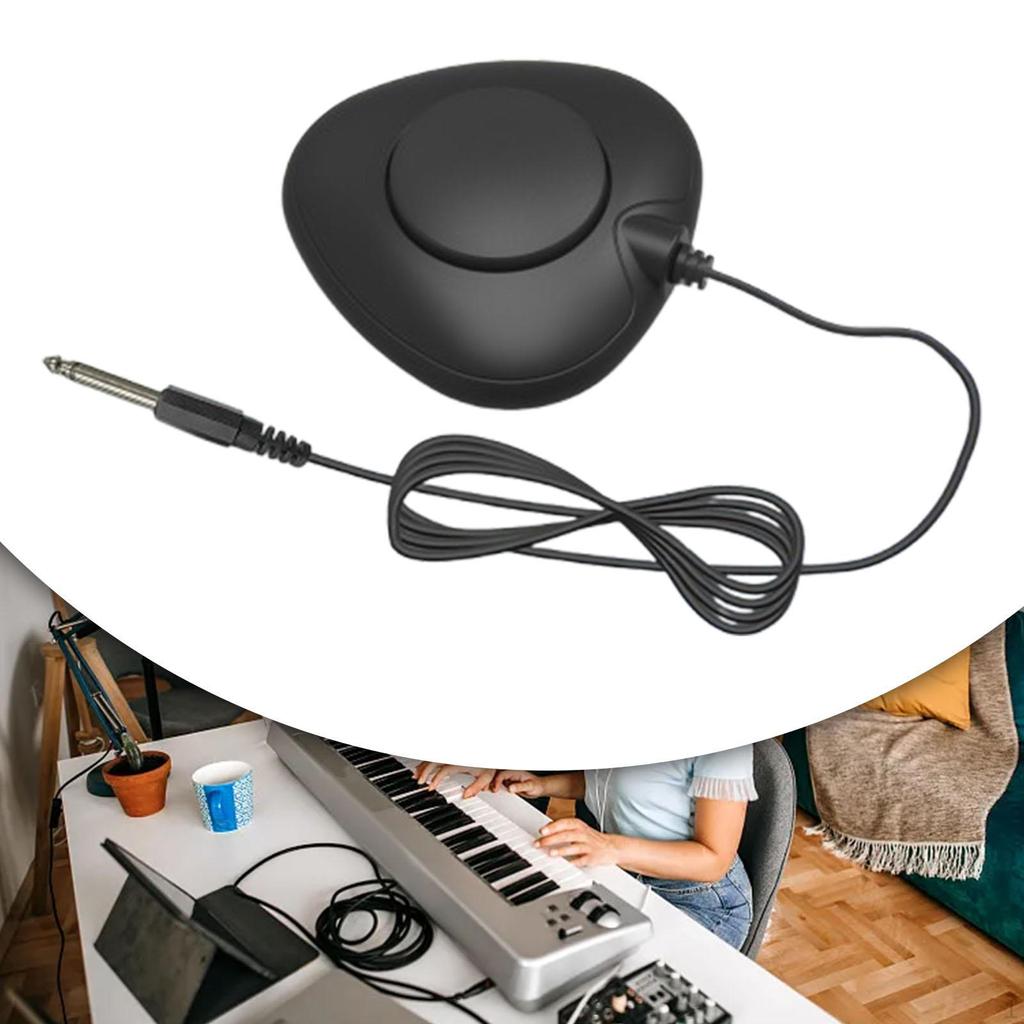Compact Sustain Pedal Electric Piano, Foot Piano Delay Quiet Single