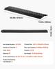 Drop Over Cable Cover, 7,938 kg/Axle Load Capacity, Heavy Duty Cable Hose Protector Ramp, Floor Cord Cover, for High Walking Traffic Areas, Indoor,
