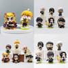 Cute And Colorful Demon Slayer Figures With Tanjiro Nezuko Zenitsu In Pvc Material