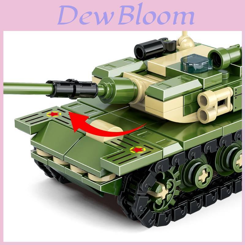 Пластиковый конструктор-танк для детей с DIY сборкой, развивающий подарок для мальчиков