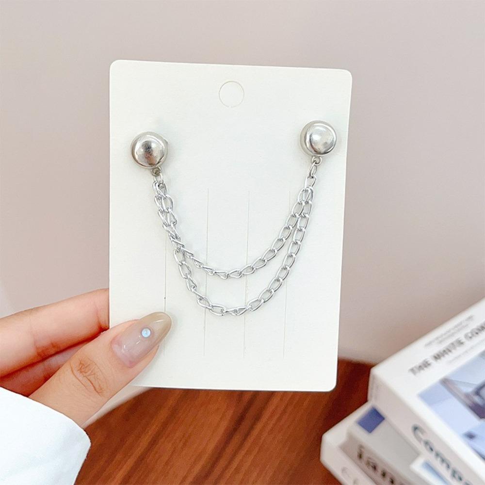Zinc Zinc Alloy Magnetic Fixed Button Multi-Function Leg Cuff Fixing Pin Hem Cuff Fixing Trouser Legs