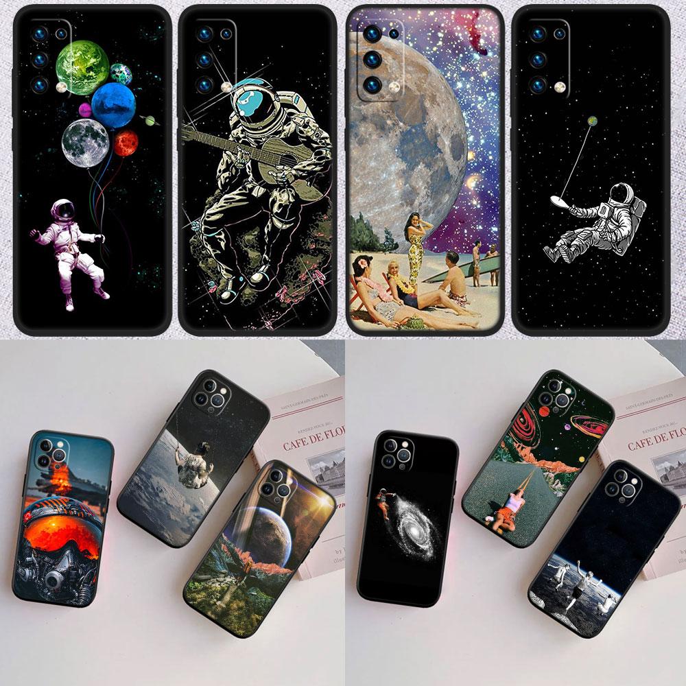 IK2 Космический астронавт Абстракция Чехол для Motorola Edge 60 60s 70 G86 G56 G54 E14 G04S G45 G54 G64 S30 S50 X30 X40 X50 Pro Power