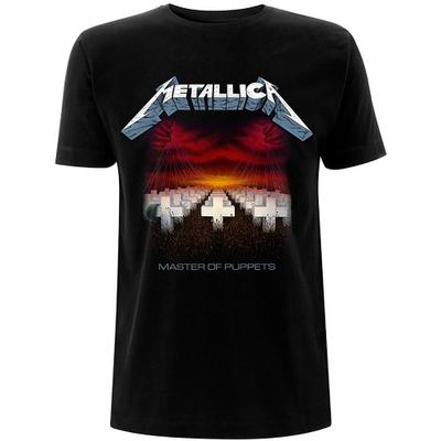 Metallica Футболка унисекс с принтом на спине для взрослых Master Of Puppets Tracks