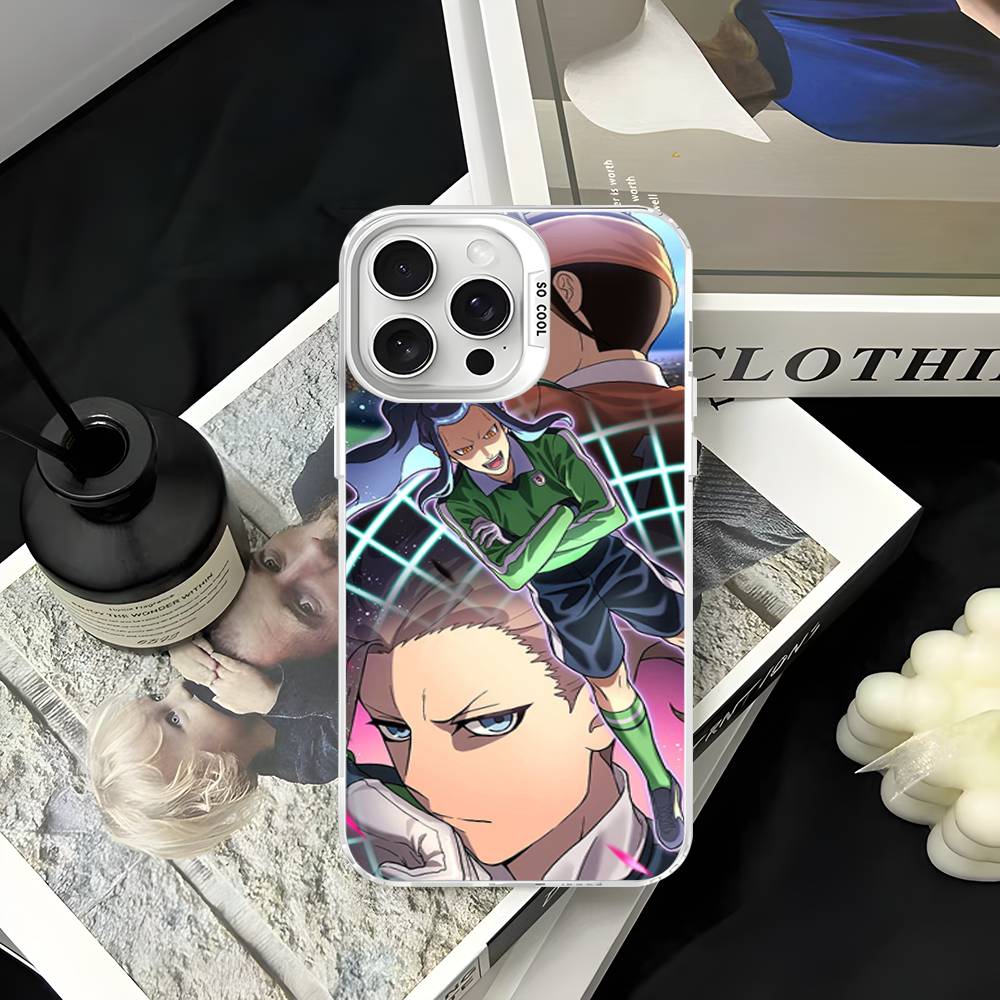 Axel Blaze Firestorm Inazuma Eleven Anime Phone Case For iPhone 17 16 15 14 11 12 13 Pro Max Pro Plus Colored Silver Cover