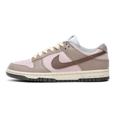 Dunk Low 'light Smoke Grey' Низкие кеды для скейтбординга Женские Шампанское Розовый Коричневый DD1503-117(Команда15-)