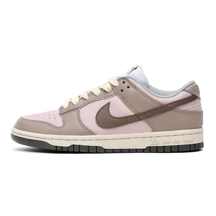 Nike Dunk Low 'light Smoke Grey' Низкие кеды для скейтбординга Женские Шампанское Розовый Коричневый DD1503-117(Команда15-)
