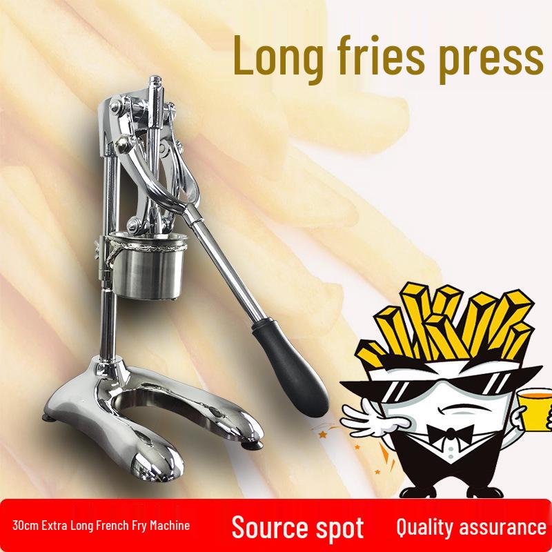 Manual Long Fries Extruder 30cm Commercial French Fry Pressing Machine