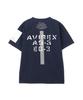 AVIREX REMODEL DESIGN CREW NECK T-SHIRT(WEB&DEPOT Exclusive) XL navy 783-3934025