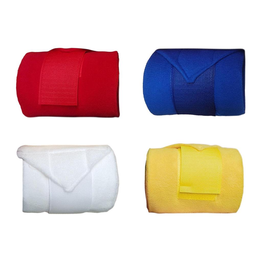 4x Horse Leg Wraps Thick Equine Polo Wraps for Equestrian Equipment Training