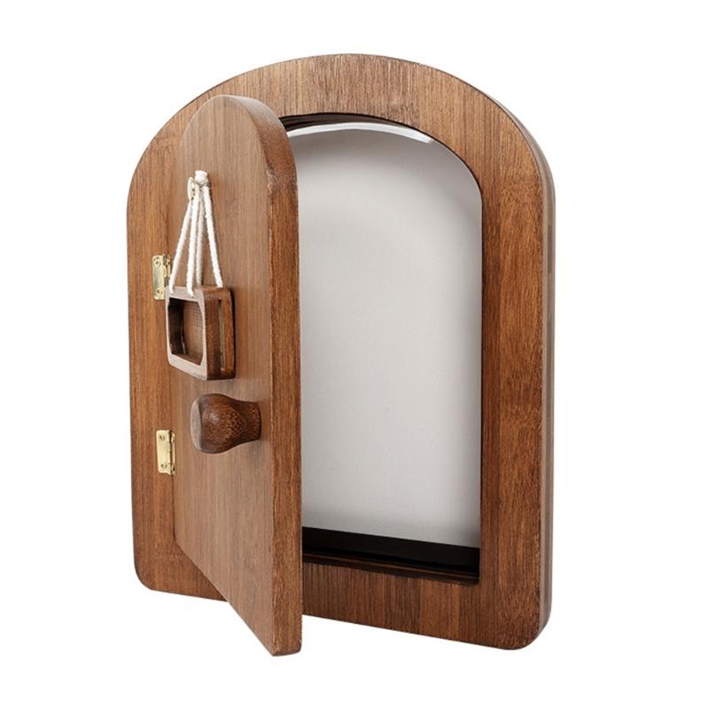 Антикварная дверца для питомцев из карбонизированного дерева, дверь для легкого входа в различные домашние декорации и обстановку, калитка для маленьких собак и кошек