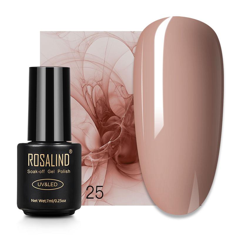 ROSALIND 7 мл гель-лак для ногтей 58 красочных вымачиваемых УФ-светодиодных полупостоянных гель-лаков цветного геля