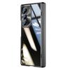 Чехол для Samsung Galaxy Z Fold 7 6 5G с защитной пленкой для экрана и держателем, тонкая защита шарнира, гальванизированная прозрачная крышка