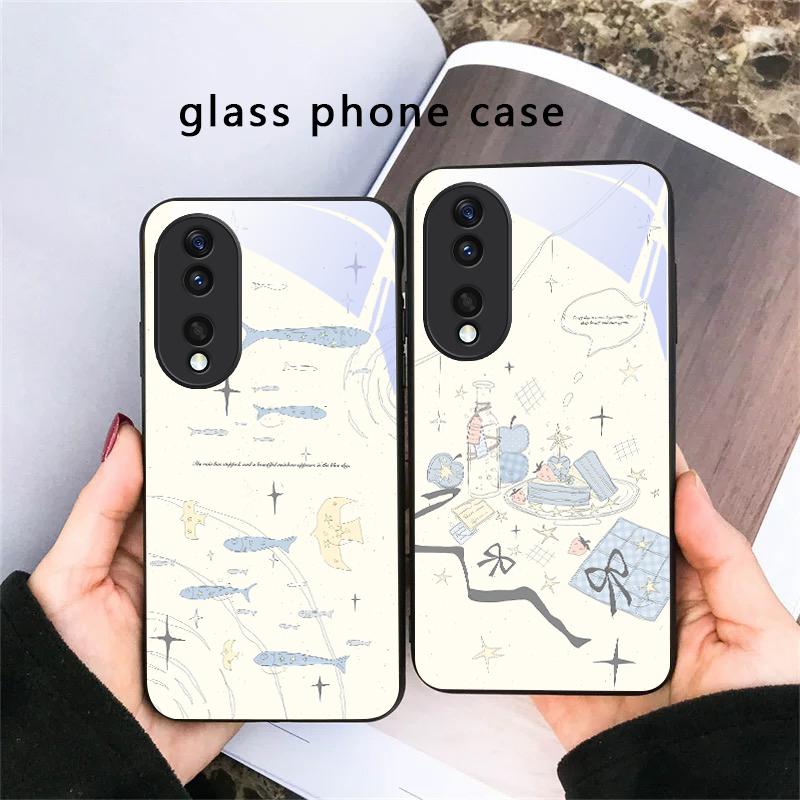 Свежий и целебный бриз Чехол для телефона Glass For Honor X5 Plus X30 X9c Smart X5b X9a X30 Max X50i 30 Pro 50 Pro 70 90Smart 200 Lite
