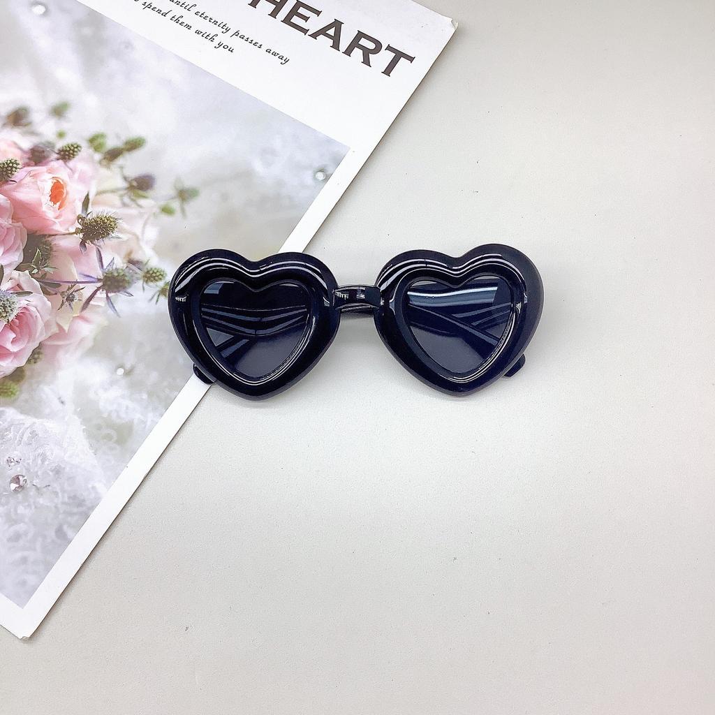 Cute Love Children'S Sunglasses Girls Decoration Chubby Sunscreen Uv Protection Sunglasses Party Boys Glasses