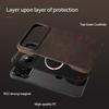 Для Magsafe Чехол для iPhone 15 16 17 Pro Max 17Pro 17 Air 16Pro Ретро Роскошный Натуральный PULL-UP Кожа Магнитный Задняя Крышка Телефона
