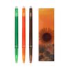 PILOT Summer Limited Edition FriXion Ball Slim 038 Set 3-Color [Sunflower (Brown, Orange, Green)]