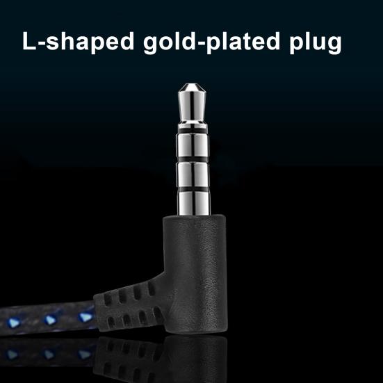 Universal Portable Ear Hook Wired Earphone Headset with Microphone 3.5mm Jack