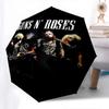 1 шт. ЗОНТ GUNS N' ROSES с автоматическим открытием/закрытием, Ветрозащитный купол, Кнопка автоматического открытия/закрытия 10146