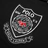 Polo Ralph Lauren Мужская рубашка-поло с коротким рукавом и вышивкой логотипа маленькой пони Черный 710787745-001