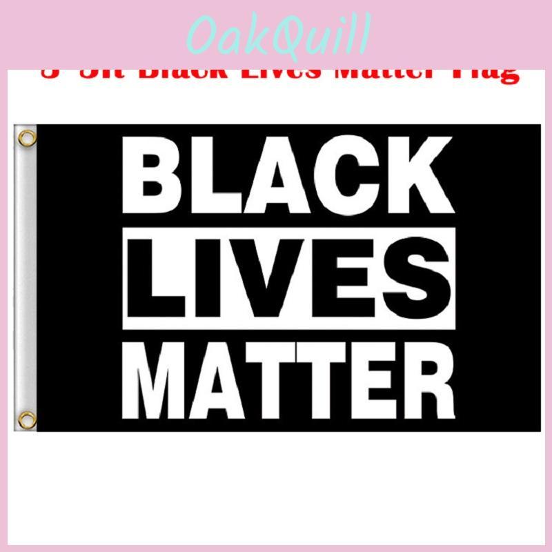 Потрясающий черный флаг 'Black Lives Matter' размером 3x5 футов, разработанный для уличного размещения и мирной агитации