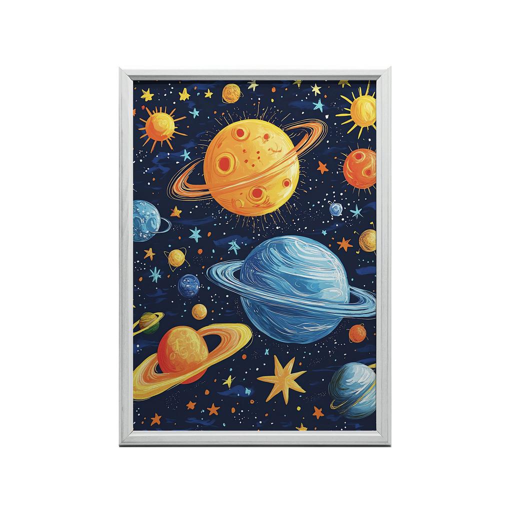 Plakat Kosmiczna Harmonia Plakat Kosmiczna Harmonia, 30X40 Cm, Rama Aluminiowa Czarna, Papier Matowy 230 Gsm