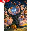 Diamond Embroidery Landscape Cross Stitch Tree Picture Of Rhinestone Diamond Painting Halloween Wall Art Decor