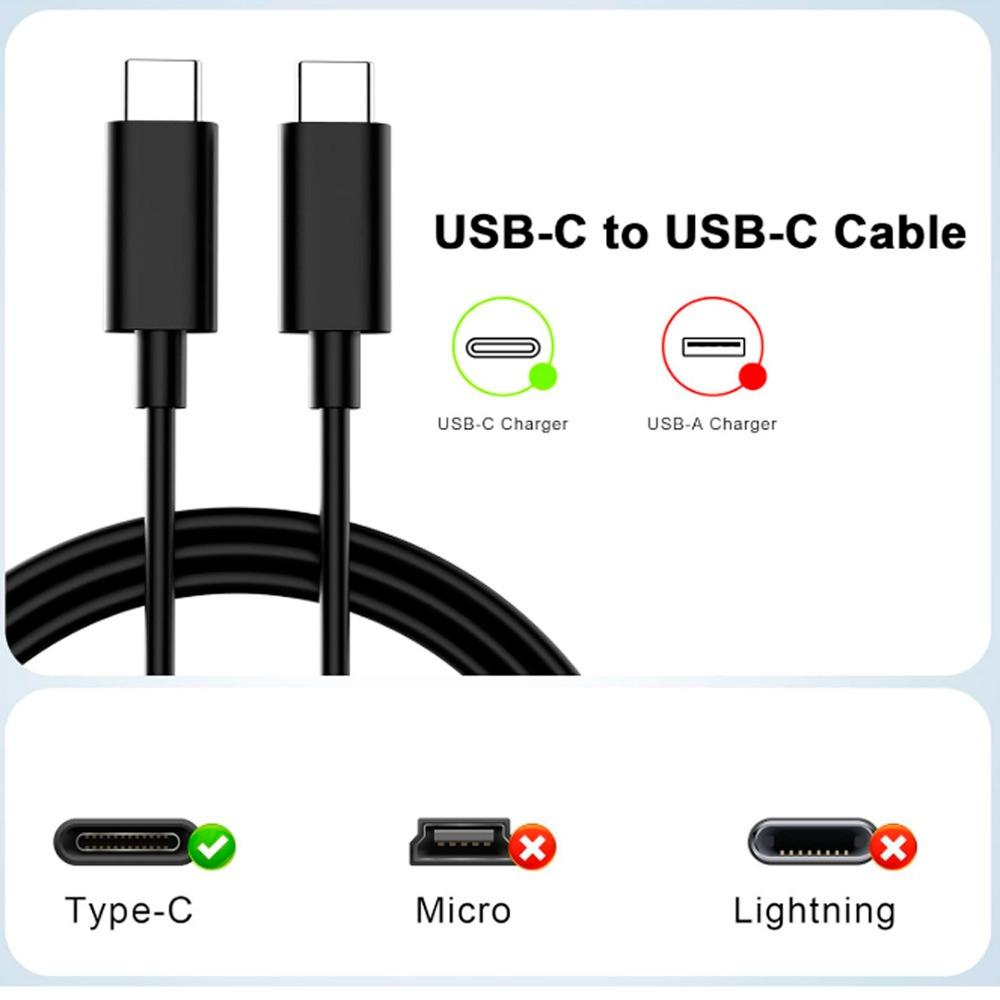 Кабель USB C — USB C мощностью 100 Вт, для быстрой зарядки и передачи данных, для Samsung Galaxy S26 Ultra Plus S25 S24 S22 S23 Ultra, двойной Type C, кабель данных