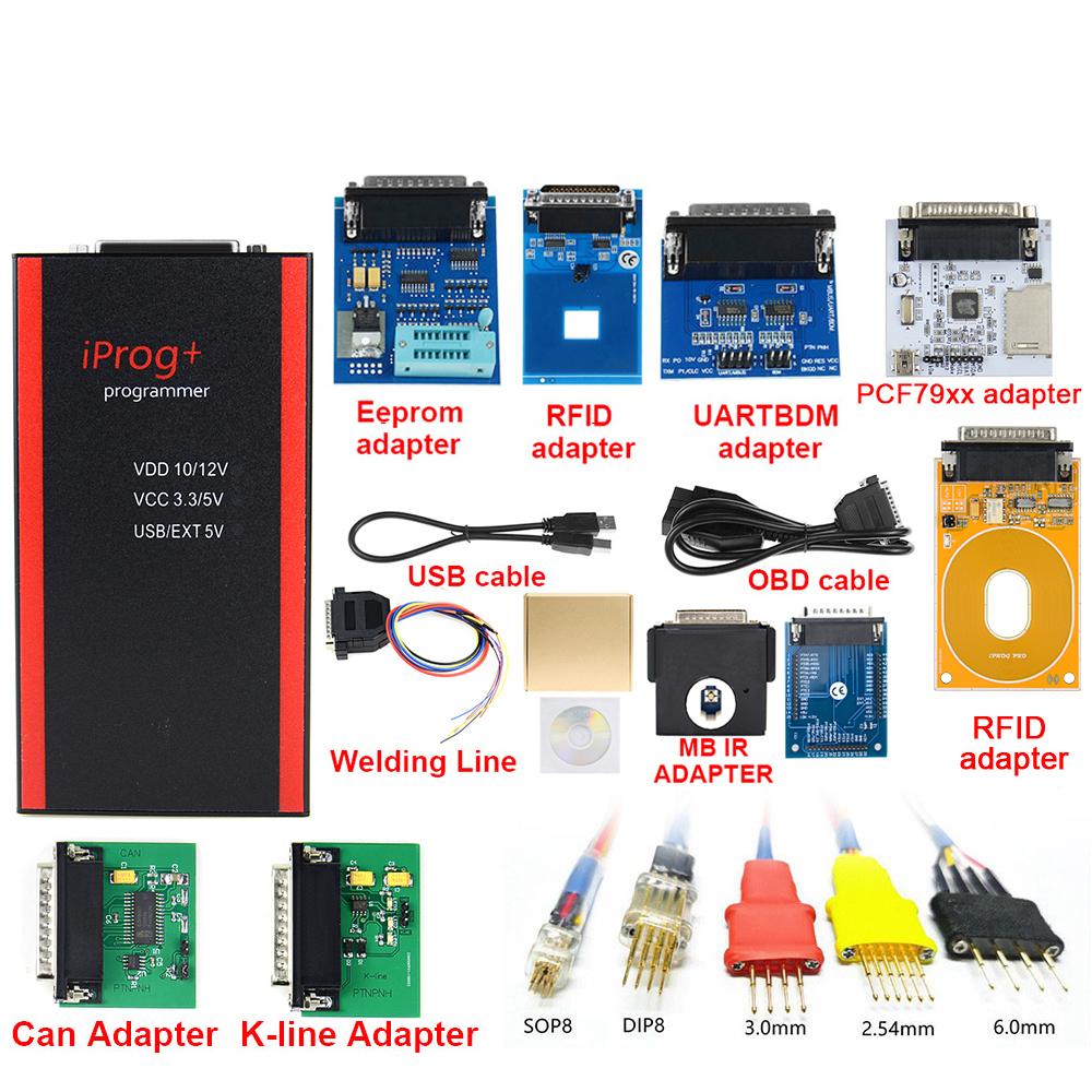 2025 IPROG Pro V87 Полный комплект ECU Key Programmer Iprog+ Eeprom IMMO Car Radio Сброс приборной панели Километр