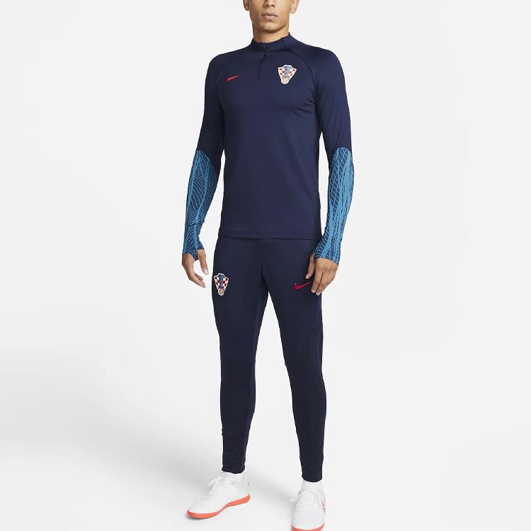 Nike Футбольные брюки с логотипом Чемпионата мира по футболу Хорватии и Катара, мужские темно-синие DH6478-498